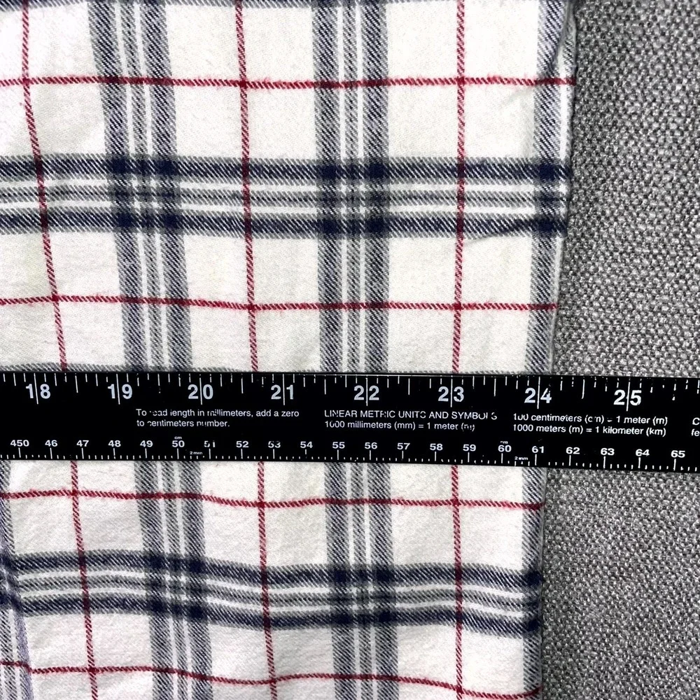 Banana Republic Flannel Shirt Mens XL Multicolor Plaid Standard Fit Button Up